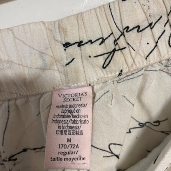 Victoria's Secret Women's 2-Piece Pajama Set Size M - Picture 8 of 15